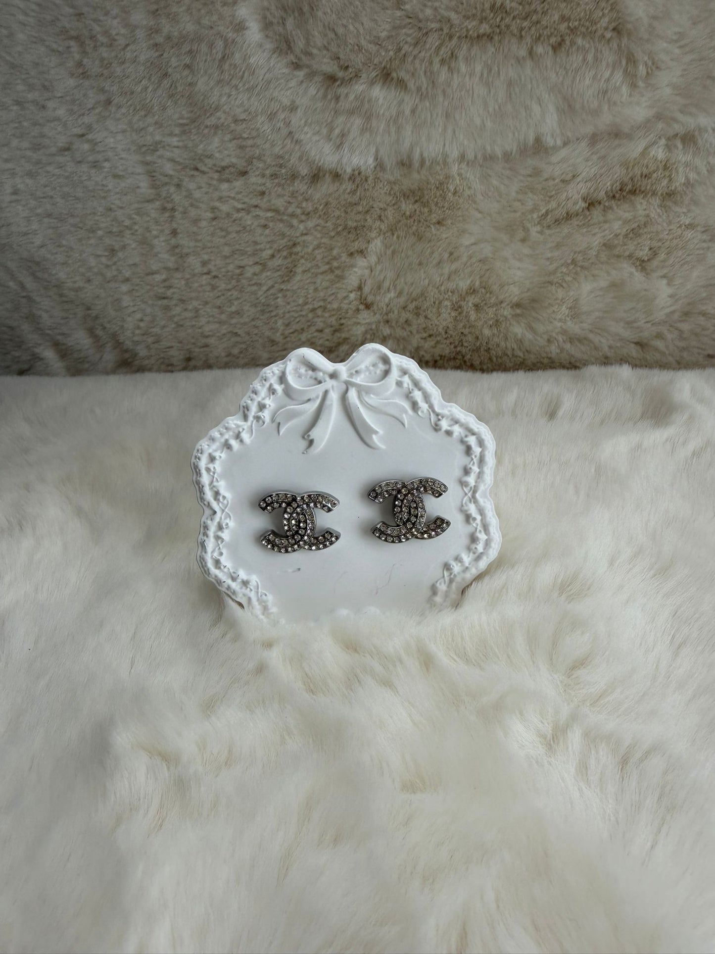 Thick Classic Silver Earring